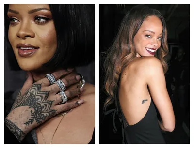 Анджелина Джоли, Рианна и другие звезды меряются количеством татуировок -  tv.ua