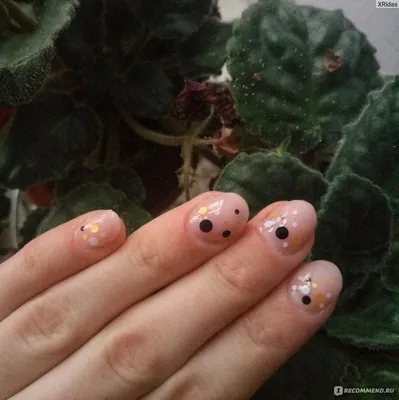Фото маникюра №529 | Цветочная роспись ногтей Полосатый мани… | Flickr