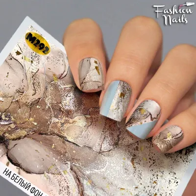 Fashion Nails Слайдер-дизайн METALLIC № 292