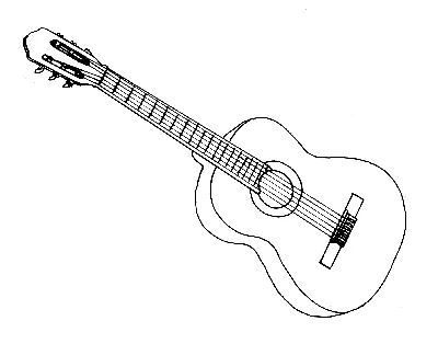 нарисованная от руки гитара и рисунки на линованной бумаге Фон Обои  Изображение для бесплатной загрузки - Pngtree