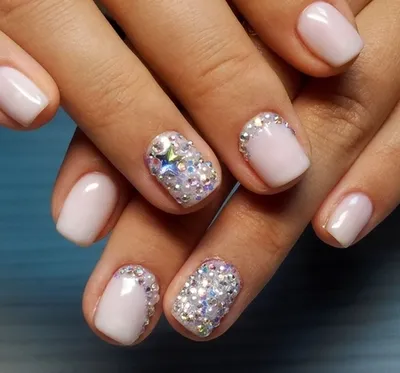 Маникюр на короткие ногти 2024 - модные идеи и новинки | Manicure, Stylish  nails art, White nails