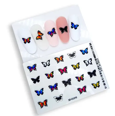 Бабочки на ногтях: 100+ бесподобных вариантов для маникюра