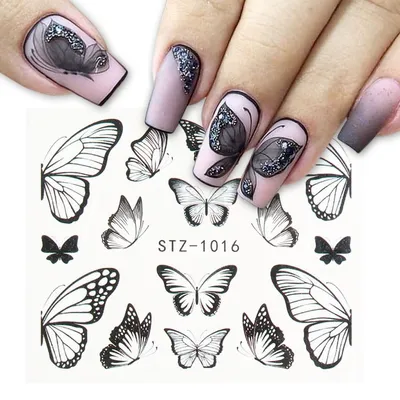 Крылья бабочки в маникюре (ФОТО) - trendymode.ru