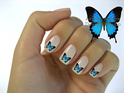 Наклейки в виде бабочек для декора ногтей – лучшие товары в онлайн-магазине  Джум Гик