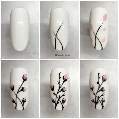 МК💖 . . #best_nail_art_school #bestnailartschool #мастеркласс  #дизайнногтей #мкросписьногтей #ногтипошагово #… | Nail art hacks, Floral  nail art, Nail art tutorial