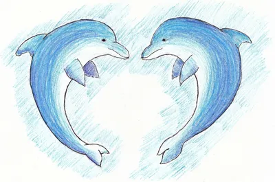 Как нарисовать дельфина поэтапно – Фломзики.ру