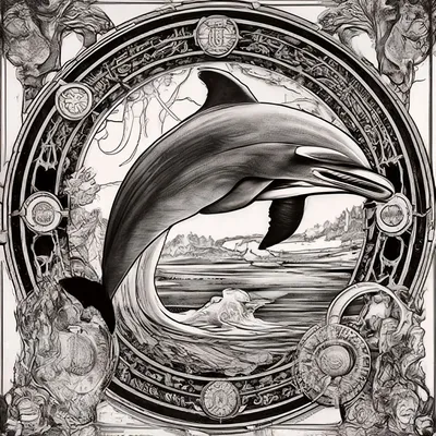 Милый рисунок дельфина бесплатно Png прозрачный слой материала  изображение_Фото номер 726960836_PNG Формат изображения_ru.lovepik.com