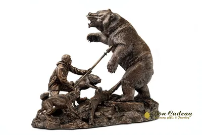 Украшенная охотничья рогатина на медведя, Златоуст 1889 год.