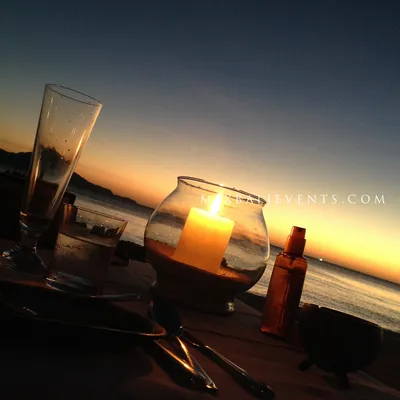 Романтический ужин на берегу океана на песке | Свадьба на Бали от MIX Bali  Events