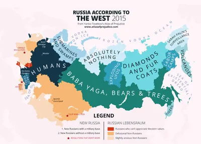 Карта России глазами рядового американца | Картограф | Дзен