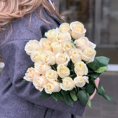 101 белая роза (50 см) - заказ и доставка по Челябинску