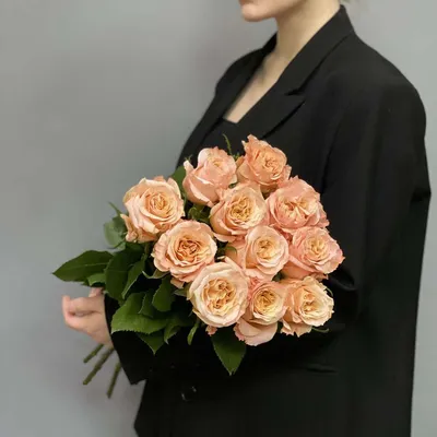 Монобукет из французской розы Шиммер - Кошык Кветак