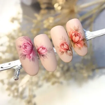 3D ROSE / DETAILED VIDEO IN MACRO / VOLUME ROSE ON NAILS / AQUARIUM DESIGN  - YouTube