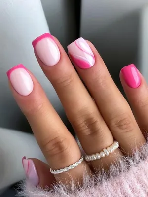Pink French Tip Nails: 45+ Stylish Designs and Ideas | Pink tip nails, Pink  gel nails, French tip nails