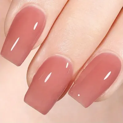 Longest Lasting Nail Polish | STATIC NAILS Liquid Glass Lacquer MILKY PINK