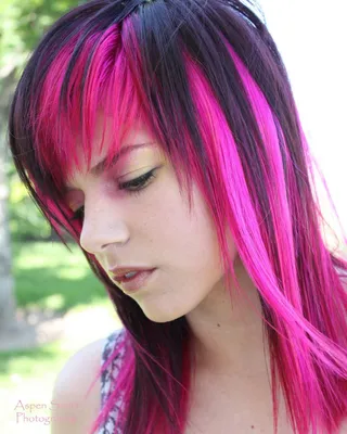Розовый цвет волос на темные волосы (60 фото) - картинки modnica.club