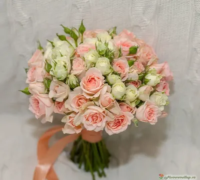 Букет невесты из розовых роз за 10 190 руб. | Бесплатная доставка цветов по  Москве