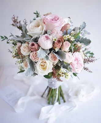 Купить Букет Невесты с Розой и Фрезией (30 см) FunRose Набор купить букеты  и цветы в магазине Москвы FunRose.ru