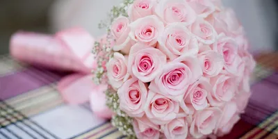 Букет невесты Розовый шифон 🌺 купить в Киеве с доставкой - цена от Камелия