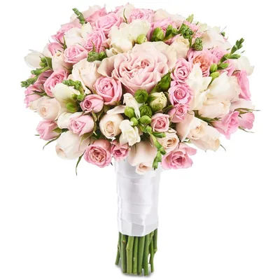 Купить Свадебный букет для невесты «Розовый жемчуг» из каталога Букет  невесты в Норильске - «Эдемский сад»