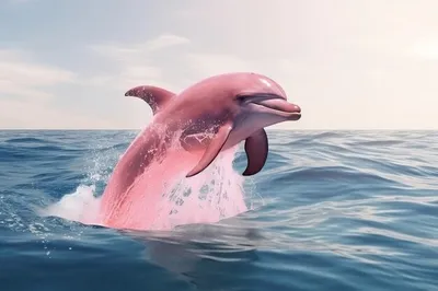 Розовый Дельфин (46 фото) | Дельфины, Байцзю