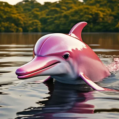 розовый дельфин плавает в воде, фото розовых дельфинов, дельфин, вода фон  картинки и Фото для бесплатной загрузки