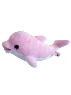 Розовый дельфин выпрыгивает из воды …» — создано в Шедевруме