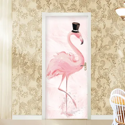 Розовый фламинго фотообои купить на заказ, цены в Украине - Miray