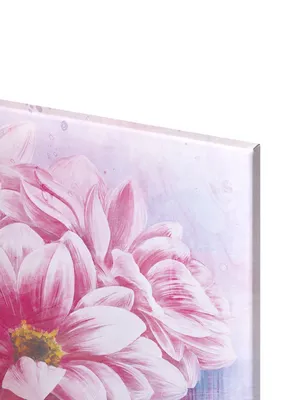 Картина на холсте \"Розовые цветы\" - купить недорого в интернет-магазине  Postermarket в Москве