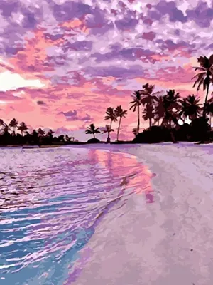 Скачать 938x1668 закат, пальма, море, побережье, розовый обои, картинки  iphone 8/7/6s/6 for parallax