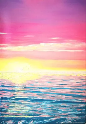 Море, розовый закат , эстетично, …» — создано в Шедевруме