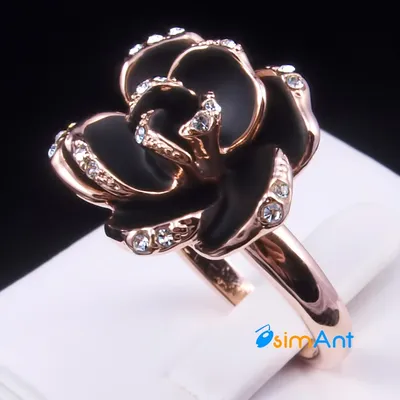Кольцо серебряное \"Роза\", купить в ювелирном интернет магазине