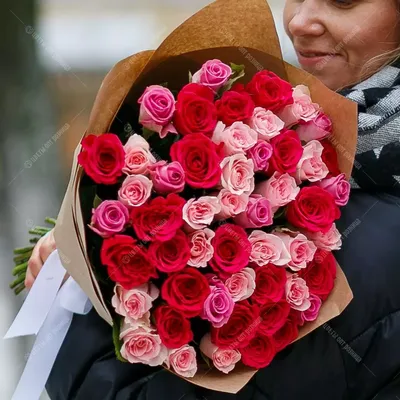 35 красных роз Кения (40 см) - заказ и доставка в Челябинске от салона  цветов Дари Цветы