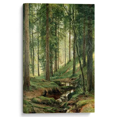 Картина Ручей в лесу ᐉ Чепкий Александр ᐉ онлайн-галерея Molbert.