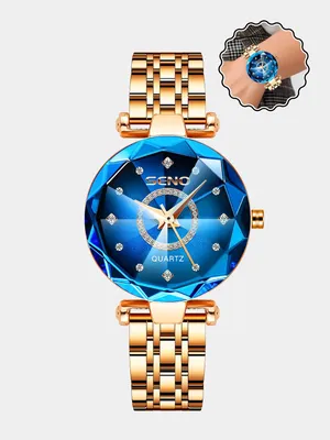 Наручные часы GENEVA (голуб.) купить по оптовой цене 299 руб.