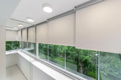 Рулонные шторы на пластиковые окна без сверления от 900 руб - фото работ
