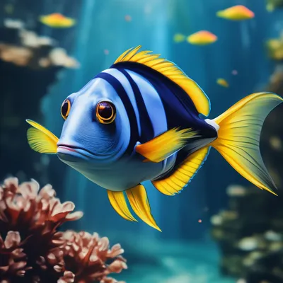 Рыбка дори🔰» — создано в Шедевруме
