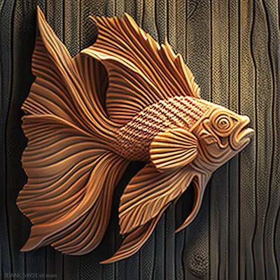 Кардинал рыба рыба, Природа 3D модель для ЧПУ: STL / MAX (obj)