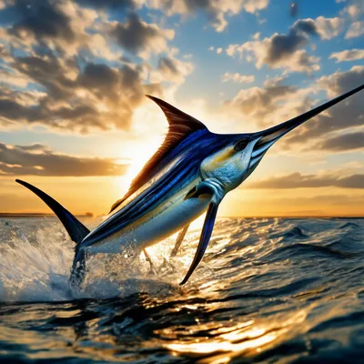 Рыбалка Марлина Набор Биллфишей Синий Черный Полосатый Белый Марлин Рыба  Векторное изображение ©newgena 363245394