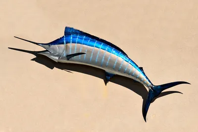 Fischfigur \"Blauer Marlin\"
