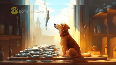 Черная собака есть сырые рыбы Стоковое Изображение - изображение  насчитывающей содружественно, ангстрома: 92879789