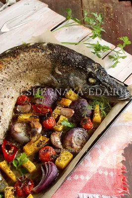 Рыба с картошкой в духовке, пошаговый рецепт с фото