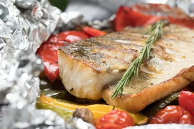 Рыба запеченная в фольге с овощами рецепт с фото фото