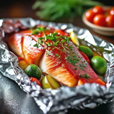 Рыба, запечённая в духовке с овощами и лимоном: рецепт - Лайфхакер