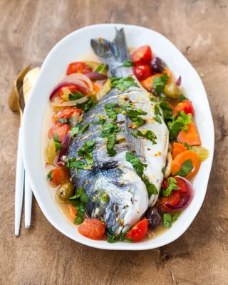 Красная рыба в духовке с овощами рецепт пошаговый с фото - Nyamkin.RU