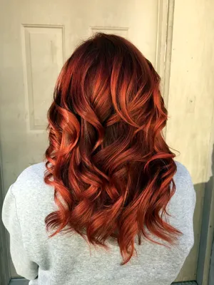 Мелирование на рыжие волосы - красивые фото