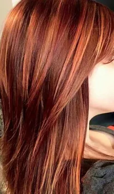 Мелирование на темные волосы | Hair color pictures, Red ombre hair, Ombre  hair color