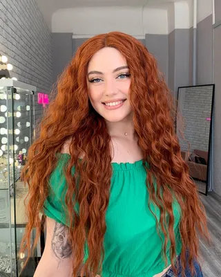 Рыжий кудрявый парик купить с доставкой в интернет-магазине