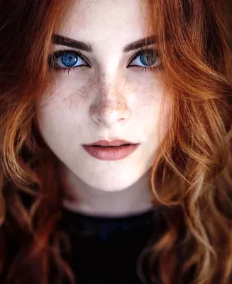 Рыжие волосы и голубые глаза (36 лучших фото)