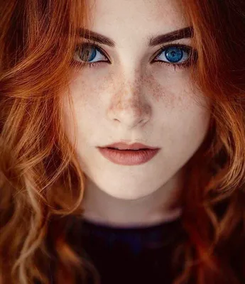 Рыжие волосы и голубые глаза (36 лучших фото)